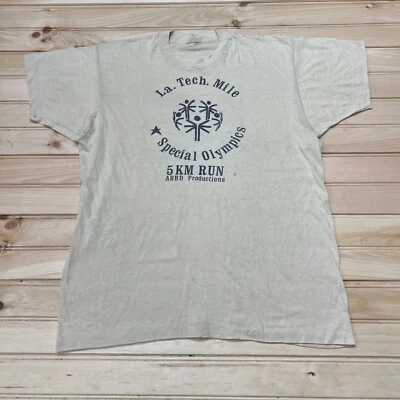 Camisa de Colección Años 80 Budweiser LA Tech Mile 5k Olimpiadas Especiales Correr ABBD Talla XL Foto 1 de 4