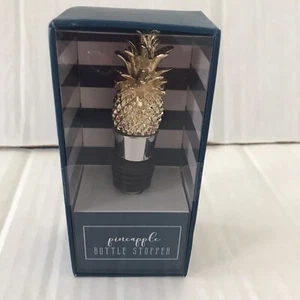 Crown & Ivy Pineapple Rose Gold Bottle Stopper Gift Boxed New NWT - Picture 1 of 3