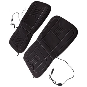 2pcs Chauffé Coussin 2 Niveaux Sièges Chauffants Voiture Tapis - Picture 1 of 11