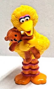 1997 BIG BIRD with Teddy Bear 3.5" TYCO PVC Sesame Street Figure cake topper - Picture 1 of 10