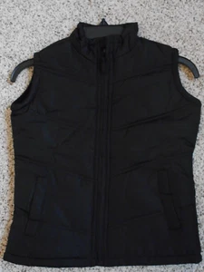 Girls Puffer Vest Outerwear Black Sleeveless Jackets Coats Vests Size Small 4-6 - Picture 1 of 4