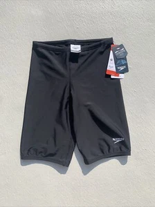 NWT Speedo Sz 10 Swimsuit/Jammer ~Black~ MSPR $25 - Picture 1 of 6