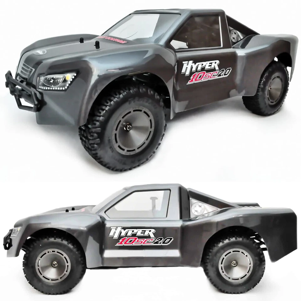 HoBao 1/10 HYPER SC 2.0 Brushless Short Course Truck RTR Metallic Gray Body - Image 1 of 4