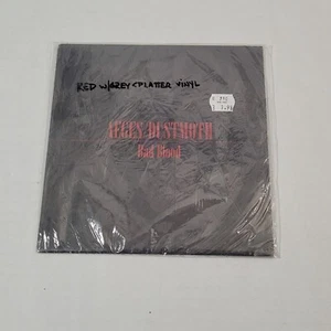 Aeges / Dust Moth Bad Blood Red Grey Splatter 7" Vinyl NEW - Picture 1 of 3