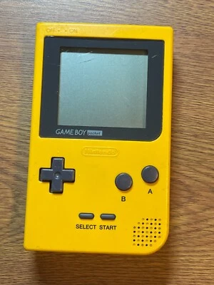 Nintendo Game Boy POCKET YELLOW  Handheld Console gameboy - Image 1 of 4