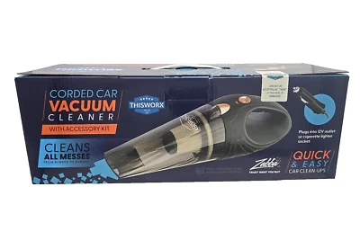 THISWORX Car Vacuum Cleaner - Portable High Power Handheld Vacuums w/ 3 Attac... - Image 1 of 4