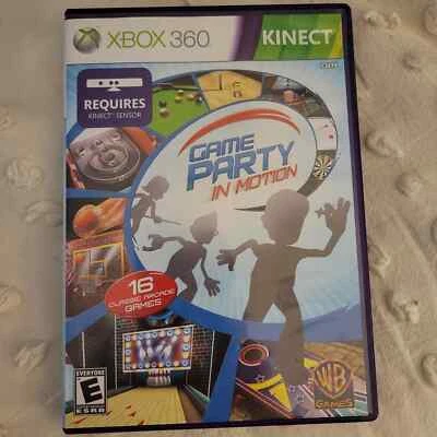 Game Party in Motion XBOX 360 KINECT WB games Arcade Games Complete w/ Manual - Image 1 of 4