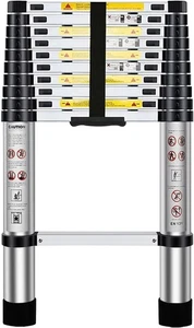 Escalera telescópica Nestling, 3,2 m, bloqueo automático ajuste de altura 150 kg - Imagen 1 de 7