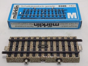 Marklin 5146 HO Scale M Track Straight Switch Track Section - Picture 1 of 3
