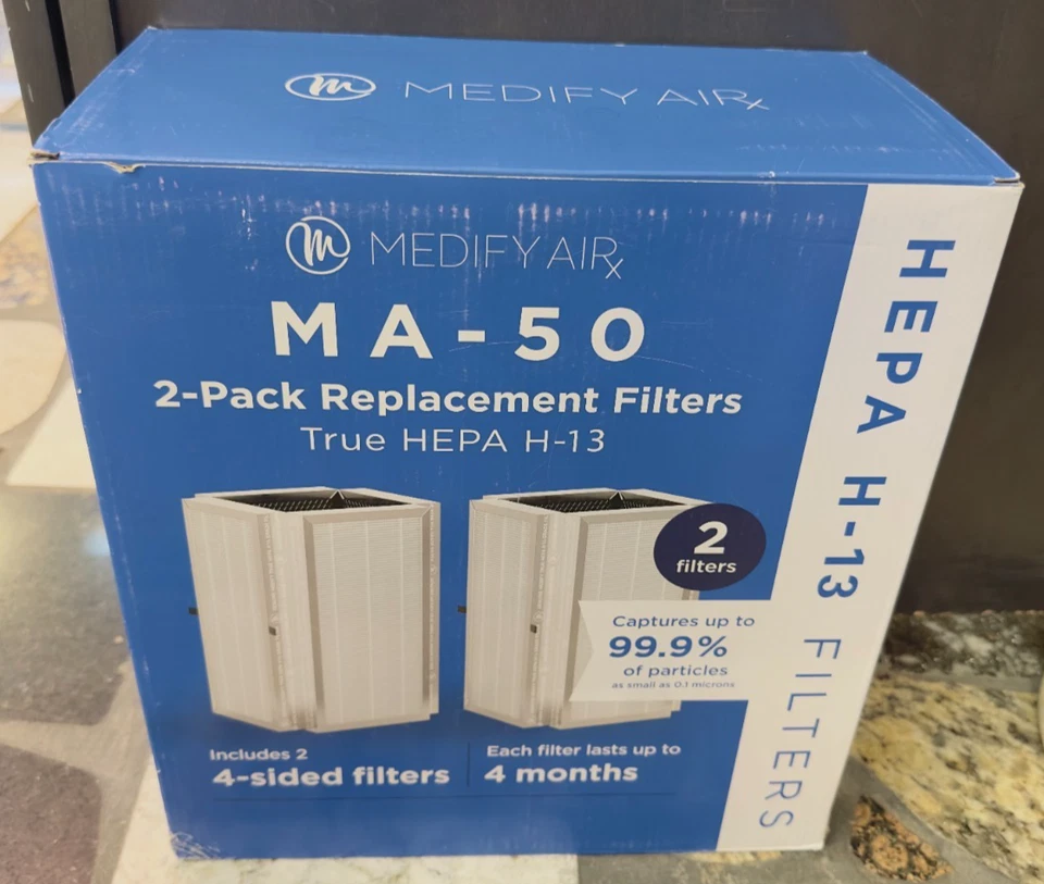 Medify Air MA-50 HEPA Air Purifier Filter UPC 850025796484