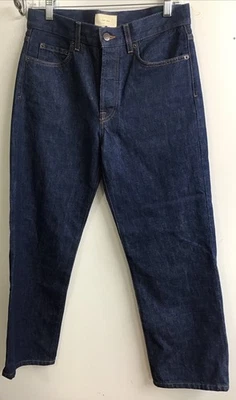 Jeans The Row Lesley Azul Índigo Denim Corte Recto 26” Pierna Nuevo Talla 4 Foto 1 de 4