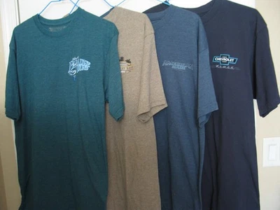 Lot of 4 NEWPORT BLUE mens size Medium M short sleeve graphic t-shirt tees - Image 1 of 4