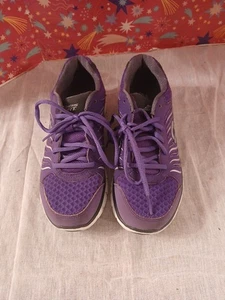 Zapatos para correr Skechers deportivos con suela flexible para mujer púrpura/plateado talla 7 - Imagen 1 de 9