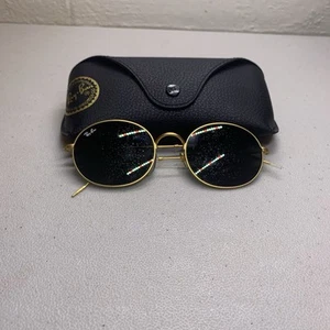 Ray Ban Vintage B&L Round Sunglasses Gold FRAMES ONLY MISSING PARTS 53-20 - Afbeelding 1 van 10