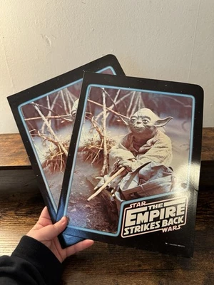 Carpetas Yoda vintage 1980 Star Wars El Imperio Contraataca - Juego de 2 Foto 1 de 4
