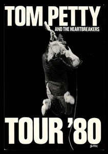 Tom Petty & The Heartbreakers 1980 Sommer Tour Postkarte Backstreet MCA Records - Bild 1 von 2