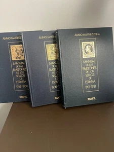 Manual de las emisiones de sellos de españa. Alvaro martinez pinna. - Foto 1 di 2