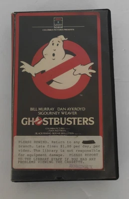 Ghostbusters VHS Video RCA Columbia Pictures 1984/1985 Red Border 1st Edition - Image 1 of 4