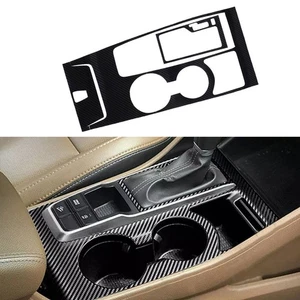 Carbon Fiber Vinyl Interior Gear Shift Cover Panel Trim Fit For Hyundai Tucson - Picture 1 of 5