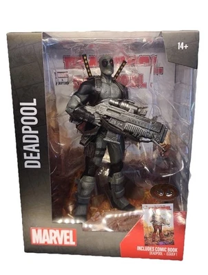 Marvel McFarlane Toys Deadpool #1 RARO ROJO PLATINO Persecución Marvel Estatua  Foto 1 de 4