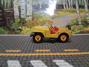 Vintage Lesney Matchbox Series Yellow #72 Jeep Made In England - Picture 1 of 8