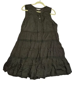 Lucky Brand Damen Everyday Swing Minikleid Gr. Large olivgrün Boho - Bild 1 von 12