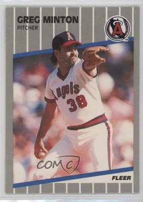1989 Fleer Glossy Greg Minton #485 - Image 1 of 2
