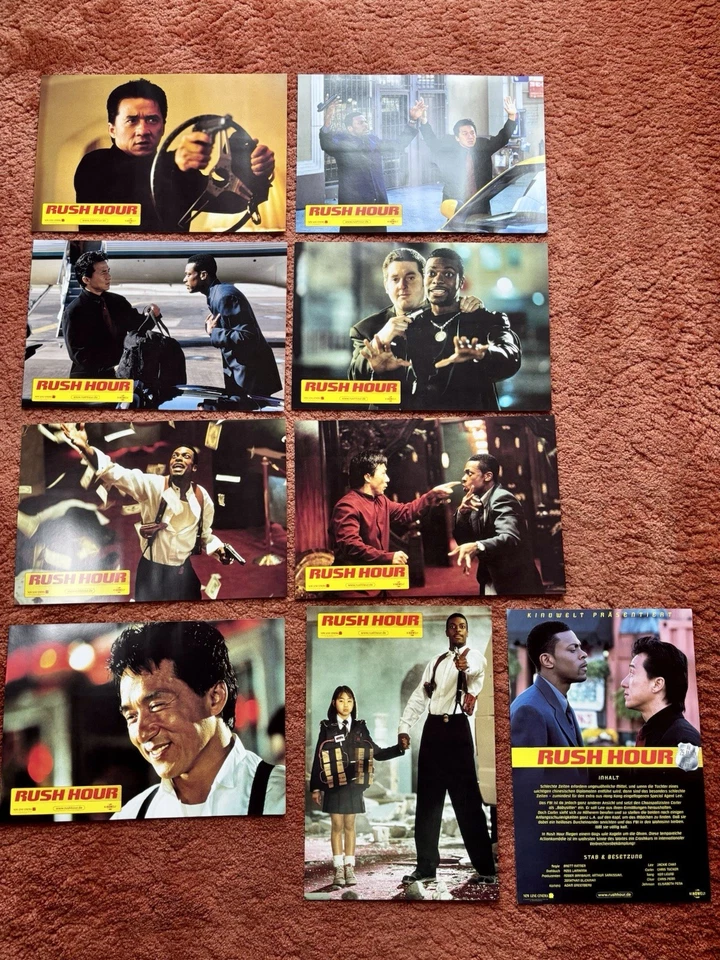 Rush Hour Aushangfotos 9 Stck. Jackie Chan, Chris Tucker - Bild 1 von 1