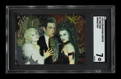 1995 Fleer Batman Forever Animaction Two-Face #2 SGC 7 NRMT RARE VINTAGE - Image 1 of 2