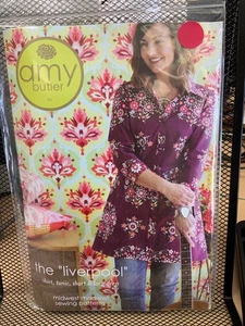 Amy Butler Sewing Pattern Liverpool SHIRT TUNIC SHORT LONG DRESS XS-XXXL UNCUT - Picture 1 of 2