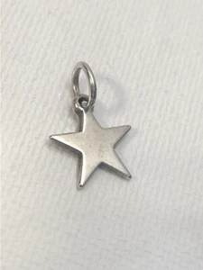 James Avery Small Star Charm Sterling Silver SPLIT RING - Picture 1 of 2
