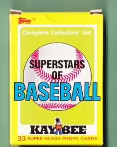 Tarjetas súper brillantes 1987 Topps Kaybee Superstars of Baseball 1-33 tú eliges - Imagen 1 de 33