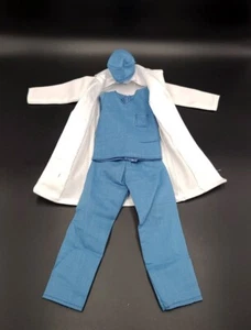 1/6 Doctor Enfermera Abrigo Blanco Abrigo Quirúrgico Ropa Uniforme Ajuste 12" Figura de Acción - Imagen 1 de 16