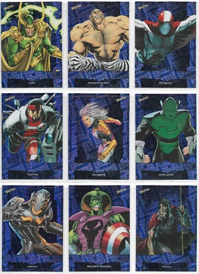 Marvel Metal Universe Avengers 2024 - Selección de cartas paralelas y persecución casi nueva Skybox Foto 1 de 4