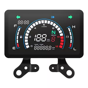 Digital Motorcycle Dashboard Meter with Speedometer RPM Accurate Reading for 150 - Picture 1 of 17