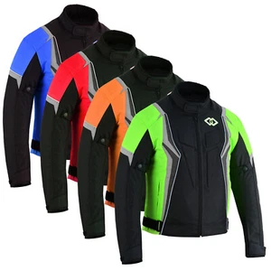 Gallanto Mens Motorcycle Waterproof Cordura Textile Jacket Motorbike CE Armours - Picture 1 of 26