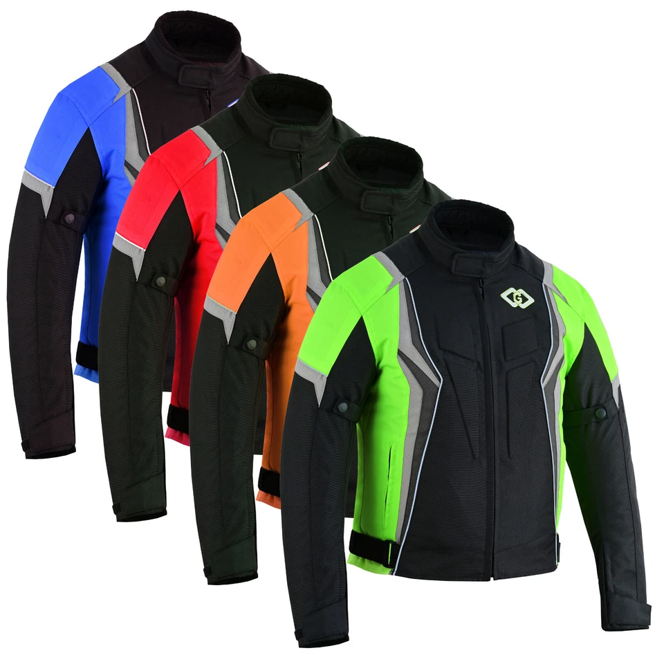 Gallanto Mens Motorcycle Waterproof Cordura Textile Jacket Motorbike CE Armours - Image 1 of 1