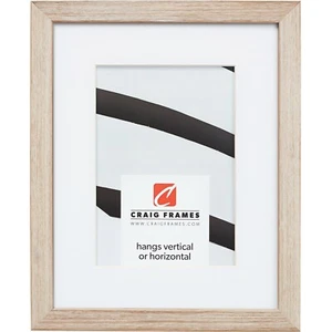 Craig Cornici Farmhouse Essentials Alta, 0,75" Cornice Bianca con Tappetino - Foto 1 di 10