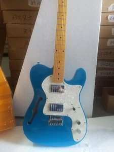 new Relic Blue TeLe Electric Guitar White Pickguard Solid Body chrome hardware - Picture 1 of 8
