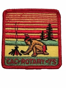 Chicago Area Council Patch Rotary 1975 BSA Boy Scouts distintivo CAC ricamato vintage - Foto 1 di 2