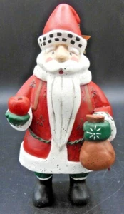 Midwest Imports Resin Santa handpainted with an apple and a sack - Picture 1 of 5