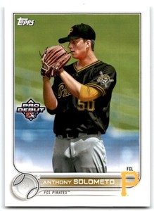 2022 TOPPS PRO DEBUT ANTHONY SOLOMETO #PD-34