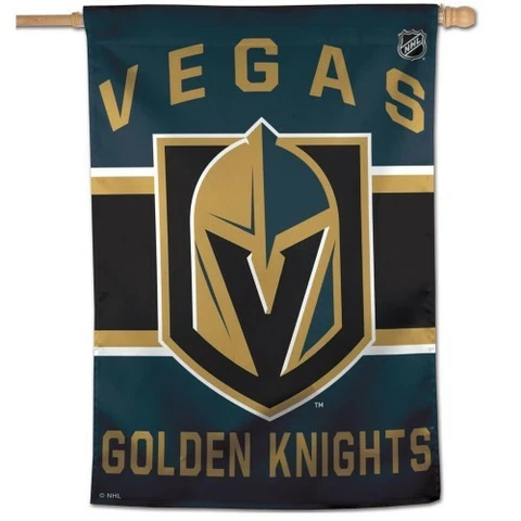 VEGAS GOLDEN KNIGHTS 28"X40" HOUSE FLAG OR WALL BANNER WEATHER RESISTANT Cover