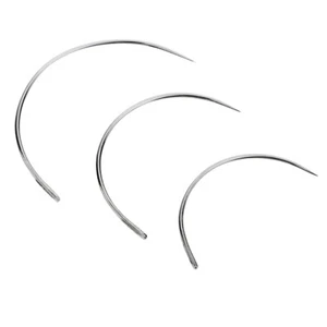 Gebogene Nadel Polsternadel Nähnadel Sattlernadel rund für Lederhandwerk - Bild 1 von 8
