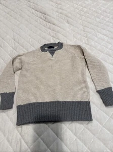 Gap Kids Beige waffle crew cut sweater size extra small - Picture 1 of 6