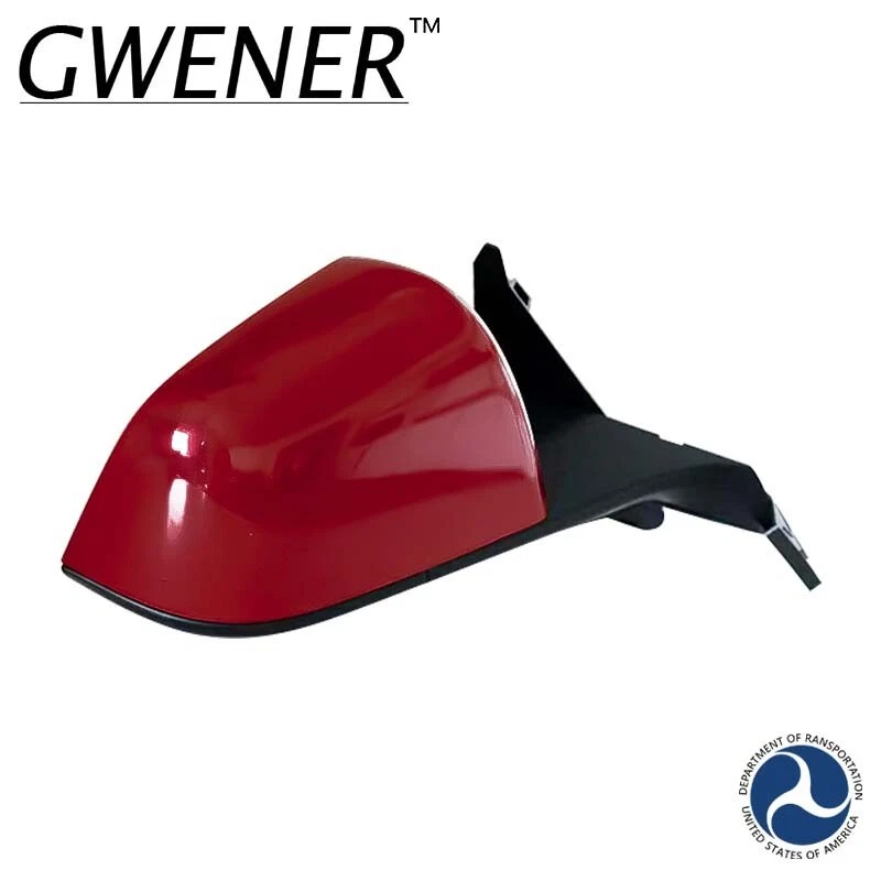 Side Mirror assembly Heated Anti-Glare Red Right Fit for 20-23 Tesla Model Y Foto 1 de 4