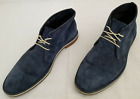 Mens Size 12M Blue Cole Haan Suede Leather Ankle Chukka Boots C09913 preowned