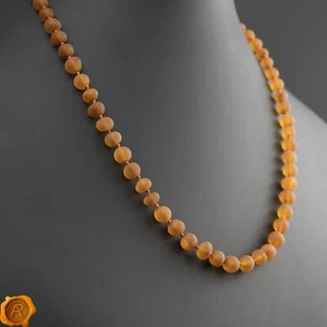 Healing Raw Unpolished Genuine Baltic Amber Beads Arthritis Necklace Mens Womens - Picture 1 of 4