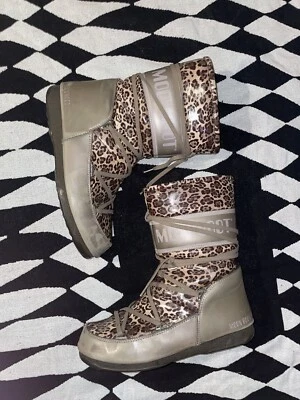 BOTAS LUNA VINTAGE ESTAMPADO GUEPARDO TECHINCA INVIERNO TALLA 9  Foto 1 de 4