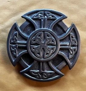 FANCY CELTIC BELT BUCKLE NEW APPROXIMATELY 2 3/4" X 2 5/8" - Picture 1 of 2